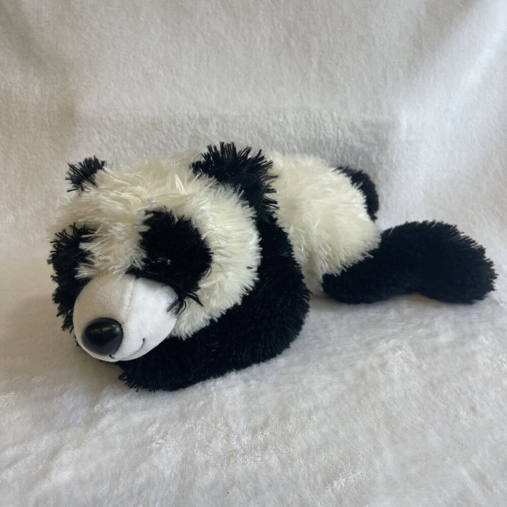 2017 Ty Beanie Paige Panda Bear Laying Plush Stuffed‎ Toy 14"
